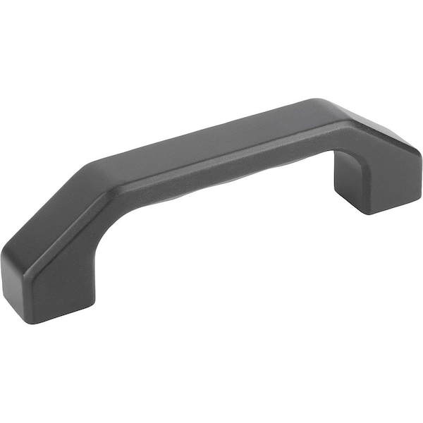 Pull Handle A=120, L=146, H=39, Form:B, Aluminum Black Anodized, D=M06